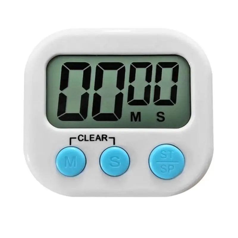 LED Counter Display Alarm Clock Manual Electronic Countdown Sports Magnetic Digital Timer Kitchen Cooking Shower Study Stopwatch