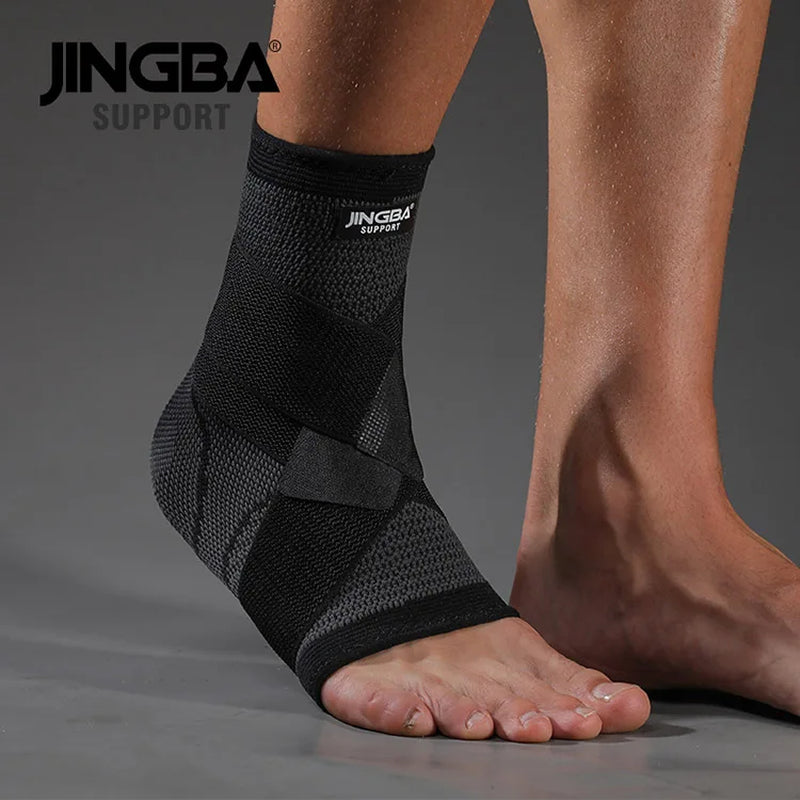 1PCS 3D Compression Nylon Ankle Support Protector Football Basketball Ankle Brace Protective Tobillera Deportiva