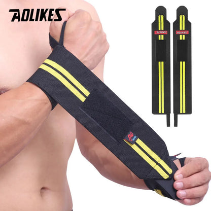 1 Pair Wristband Wrist Support Weight Lifting Gym Training Wrist Support Brace Straps Wraps Crossfit Powerlifting