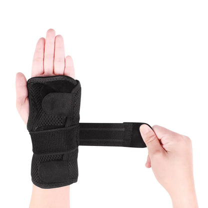 Wrist Support Brace for Arthritis Tendonitis, Night Sleep with Palm Cushion Pad, Right and Left Hand, Carpal Tunnel, Splints,