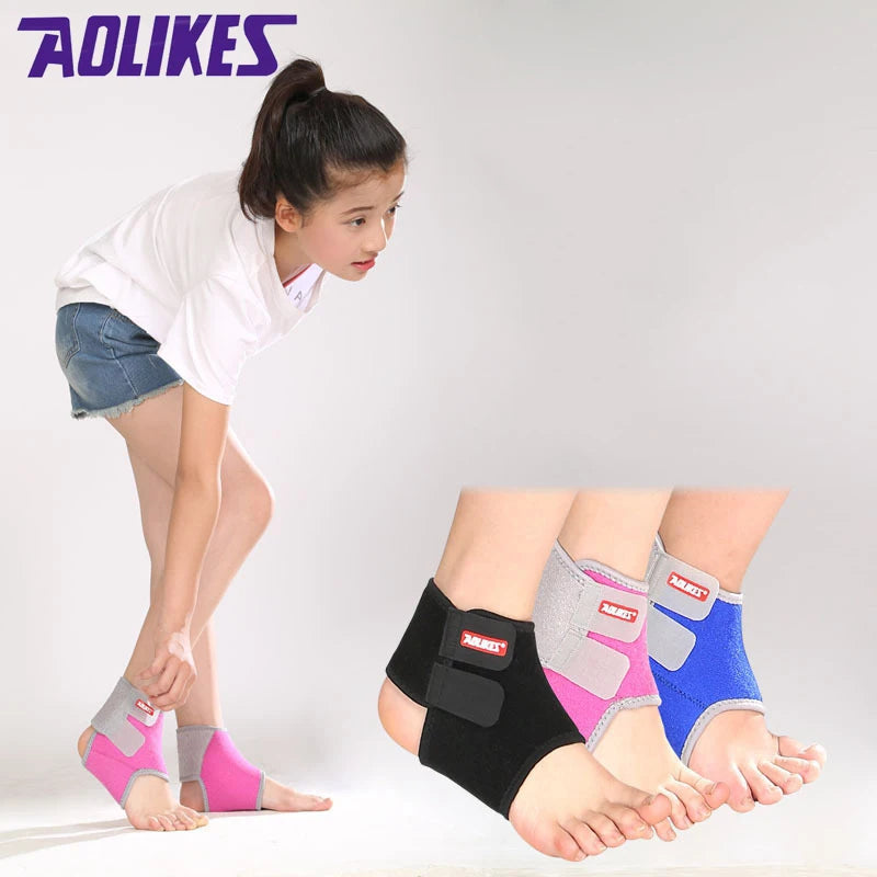 1 Pair Kids Ankle Strap for Cycling Running Gym Children Sport Ankle Brace Support Guard Protector Boy Girl Tobillera