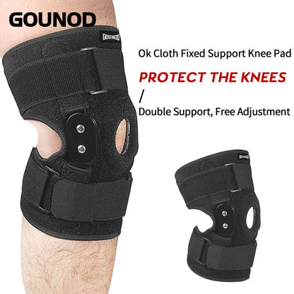 1PC Adjustable Hinged Knee Brace Knee Support Wrap for Meniscus Tear Patellar Tendon Support, Pain Relief Strains, Sprains Etc.