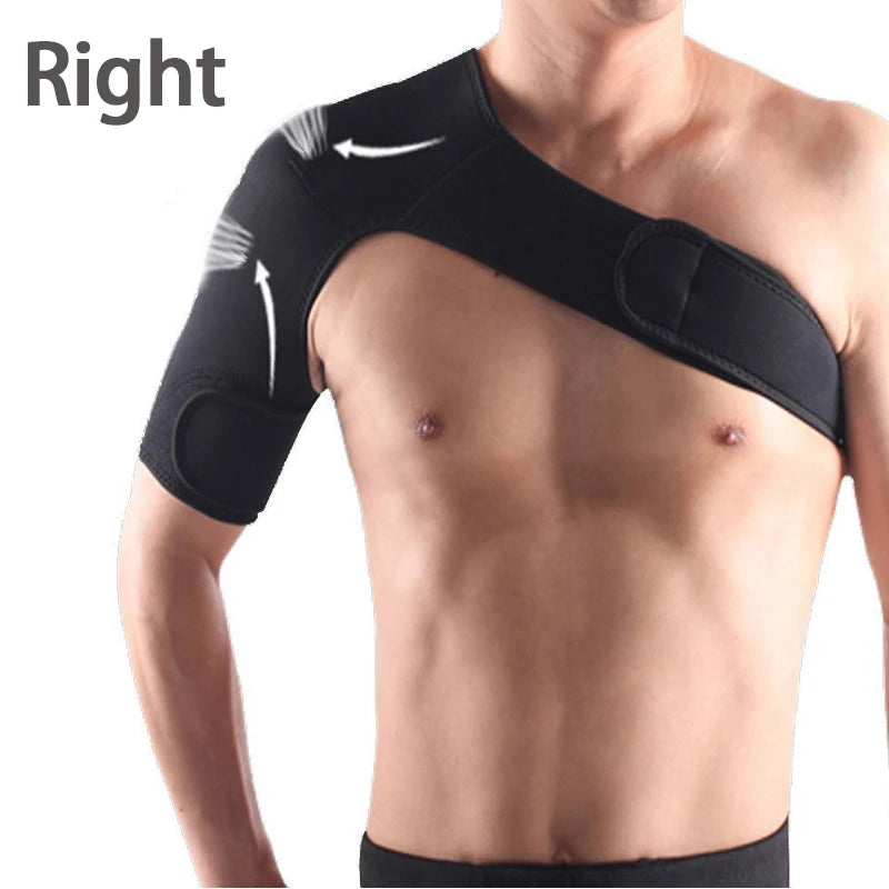 Adjustable Left/Right Shoulder Support Bandage Protector Brace Joint Pain Injury Shoulder Strap Guard Strap Wrap Belt New