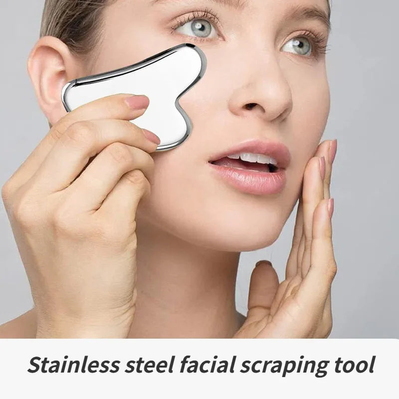 Stainless Steel Gua Sha Facial Massage Tool