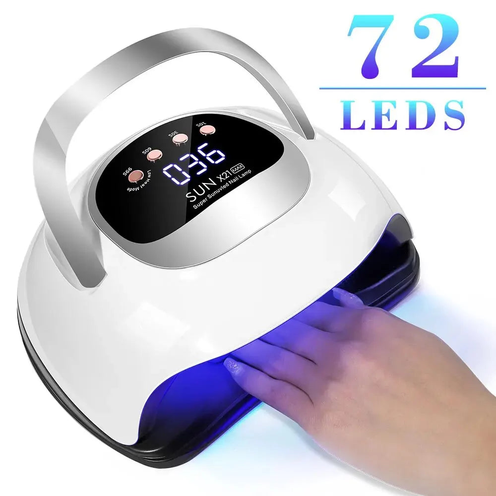 Professional UV LED Nail Lamp 320W Big Power 72Leds Nail Dryer Light for Manicure Drying Gel Nail Polish Sensor Nails Art Tools