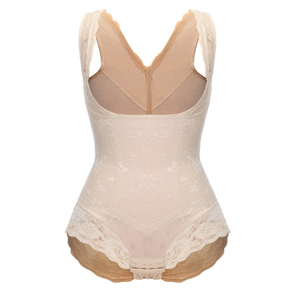 Lace Full Body Shaper Tummy Control Bodysuit Waist Cincher Underbust Shapewear Slimming Trainer Panties Gridle Corset