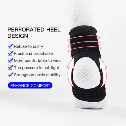 1 PCS 3D Compression Ankle Strap Gym Ankle Support Brace Basketball Volleyball Fitness Heel Protector Sport Ankle Brace