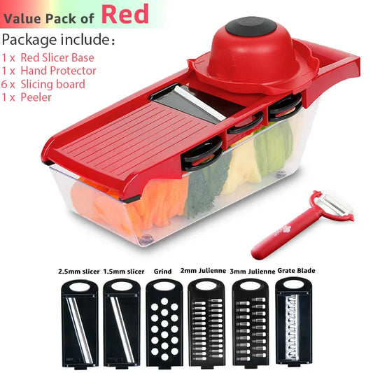 Vegetable Cutter Vegetable Slicer Multifunctional Kitchen Accessories Basket Fruit Potato Peeler Carrot Grater Vegetable Slicer