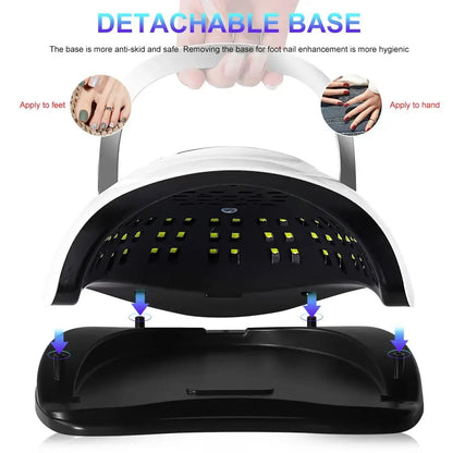 Professional UV LED Nail Lamp 320W Big Power 72Leds Nail Dryer Light for Manicure Drying Gel Nail Polish Sensor Nails Art Tools