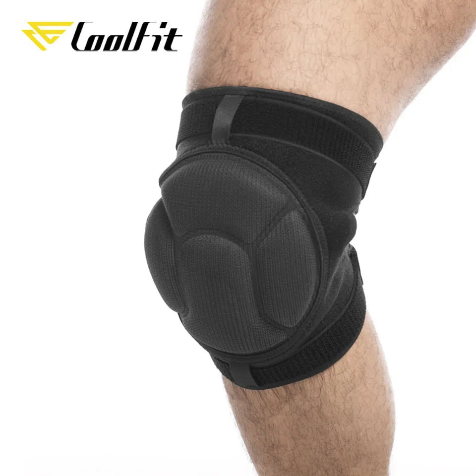 1Pair Sports Knee Pads Knee Thicken Sponge Support Knee Protector Brace Basketball Running Knee Pad Kneecap