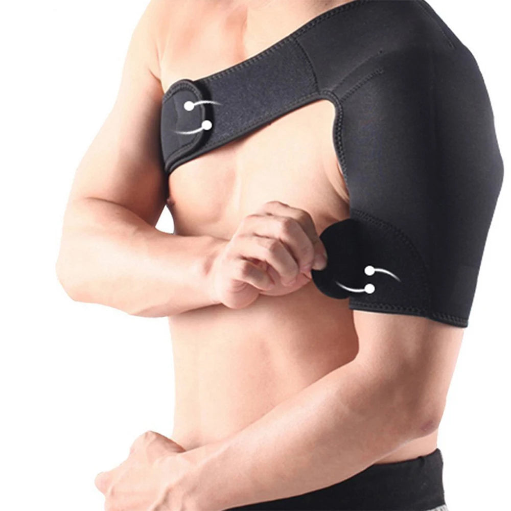 Adjustable Left/Right Shoulder Support Bandage Protector Brace Joint Pain Injury Shoulder Strap Guard Strap Wrap Belt New