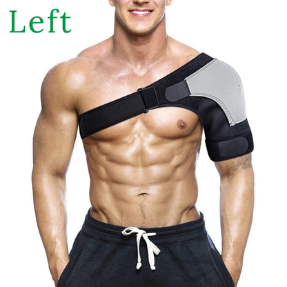 Adjustable Left/Right Shoulder Support Bandage Protector Brace Joint Pain Injury Shoulder Strap Guard Strap Wrap Belt New