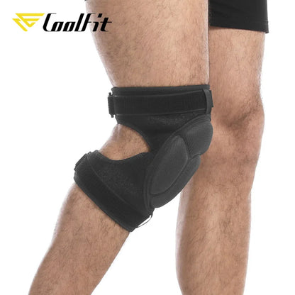 1Pair Sports Knee Pads Knee Thicken Sponge Support Knee Protector Brace Basketball Running Knee Pad Kneecap