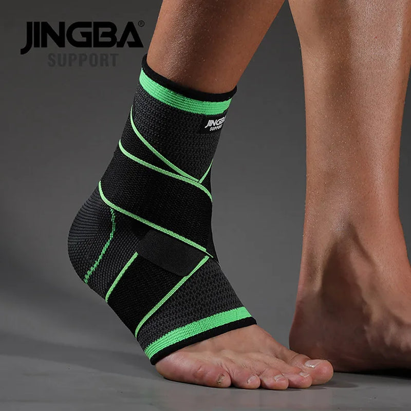 1PCS 3D Compression Nylon Ankle Support Protector Football Basketball Ankle Brace Protective Tobillera Deportiva