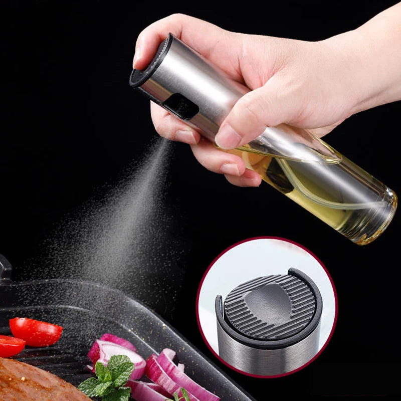 Olive Spray Oil Sprayer Bottle Cooking Baking Vinegar Mist Sprayer Barbecue Spray Bottle Kitchen Oil Dispenser BBQ Tools