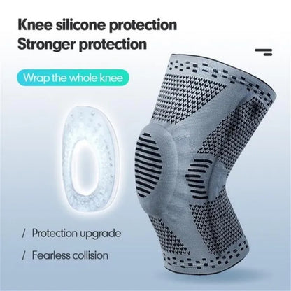 Professional Knee Compression Sleeves Joint Injury Recovery Aid Arthritis Pain Relief Brace Sports Support Pads for Running Hiking Basketball for Women Men