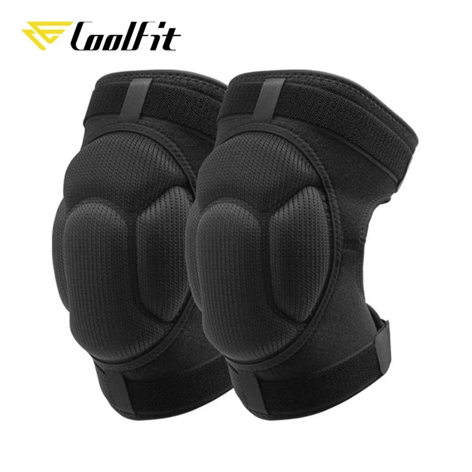 1Pair Sports Knee Pads Knee Thicken Sponge Support Knee Protector Brace Basketball Running Knee Pad Kneecap