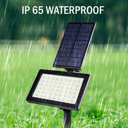 54LED Outdoor Solar Light Adjustable Solar Spotlight Courtyard Garden Decoration Light 3000K/6000K IP65 Waterproof Wall Lamp