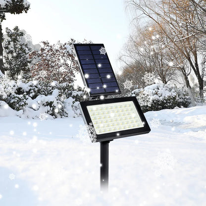 54LED Outdoor Solar Light Adjustable Solar Spotlight Courtyard Garden Decoration Light 3000K/6000K IP65 Waterproof Wall Lamp